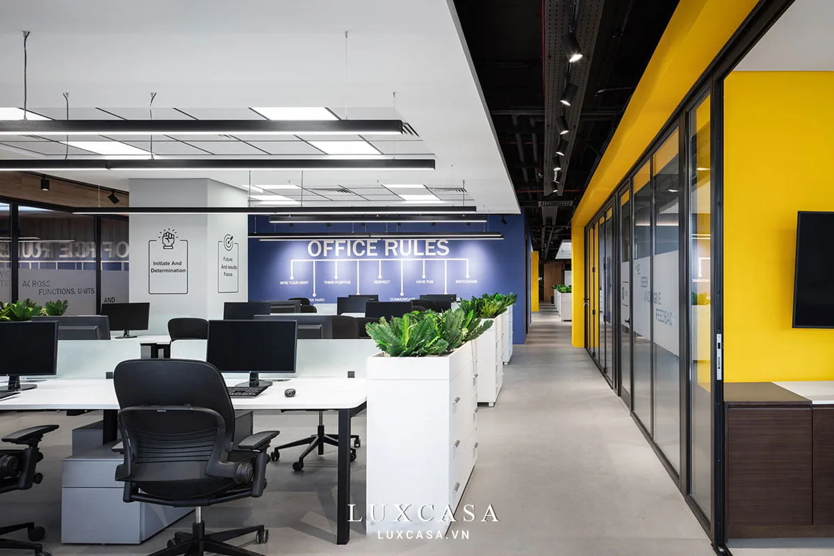 Thiết kế văn phòng không gian mở