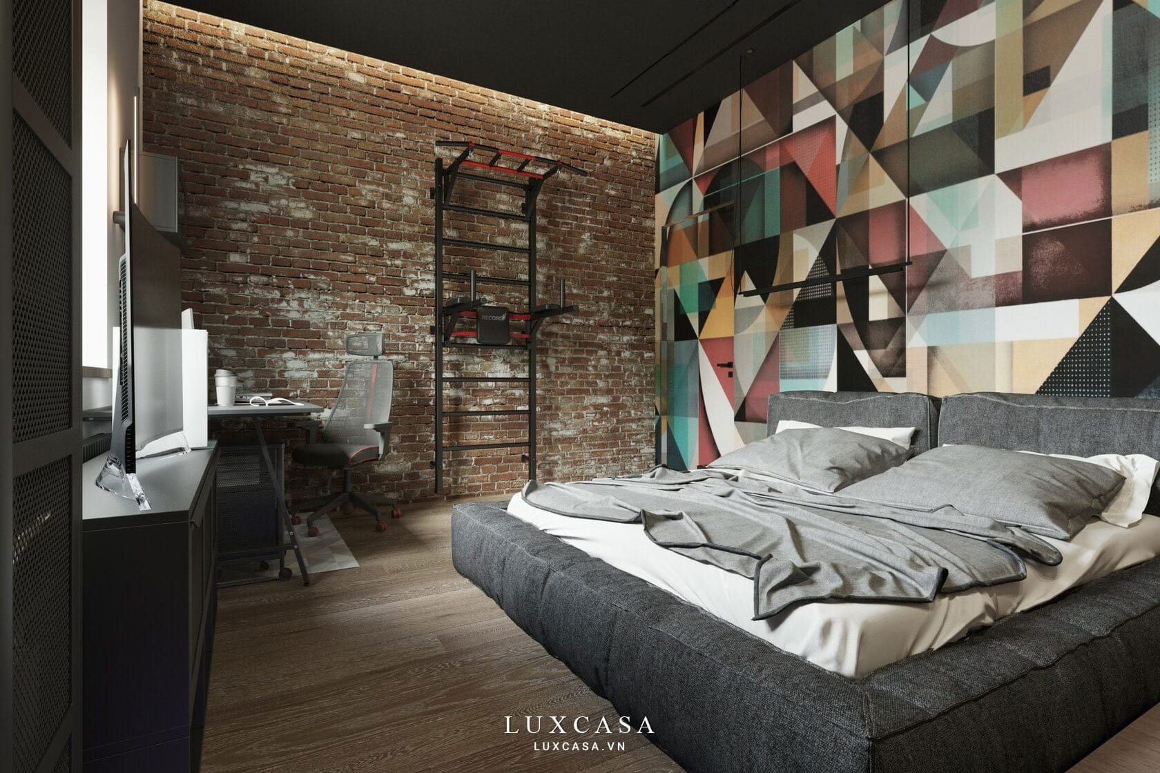 Thiết kế phòng ngủ nhà anh Trường