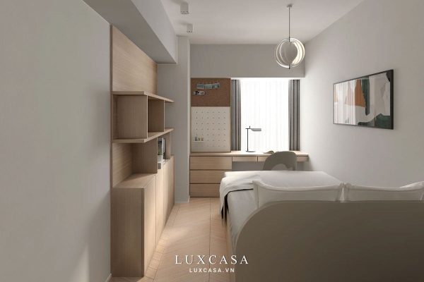 Thiết kế phòng ngủ chung cư 70m2 cho bé