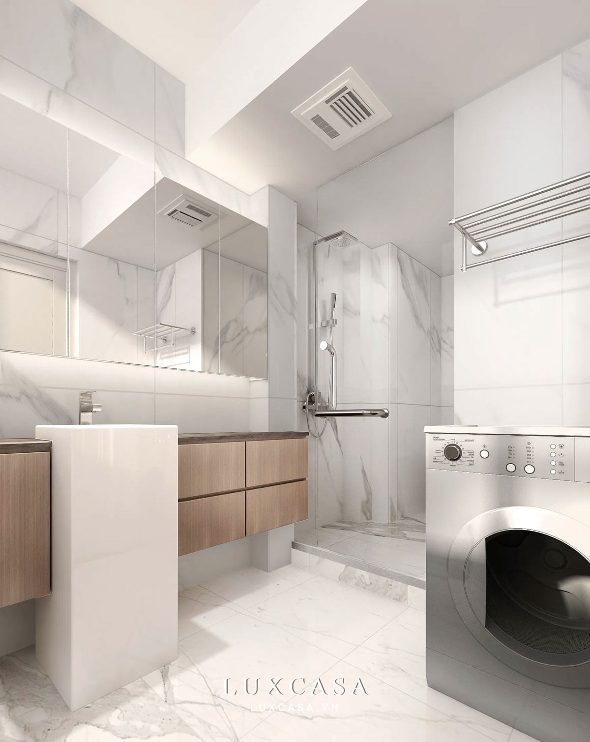 Thiết kế phòng vệ sinh chung cư 70m2