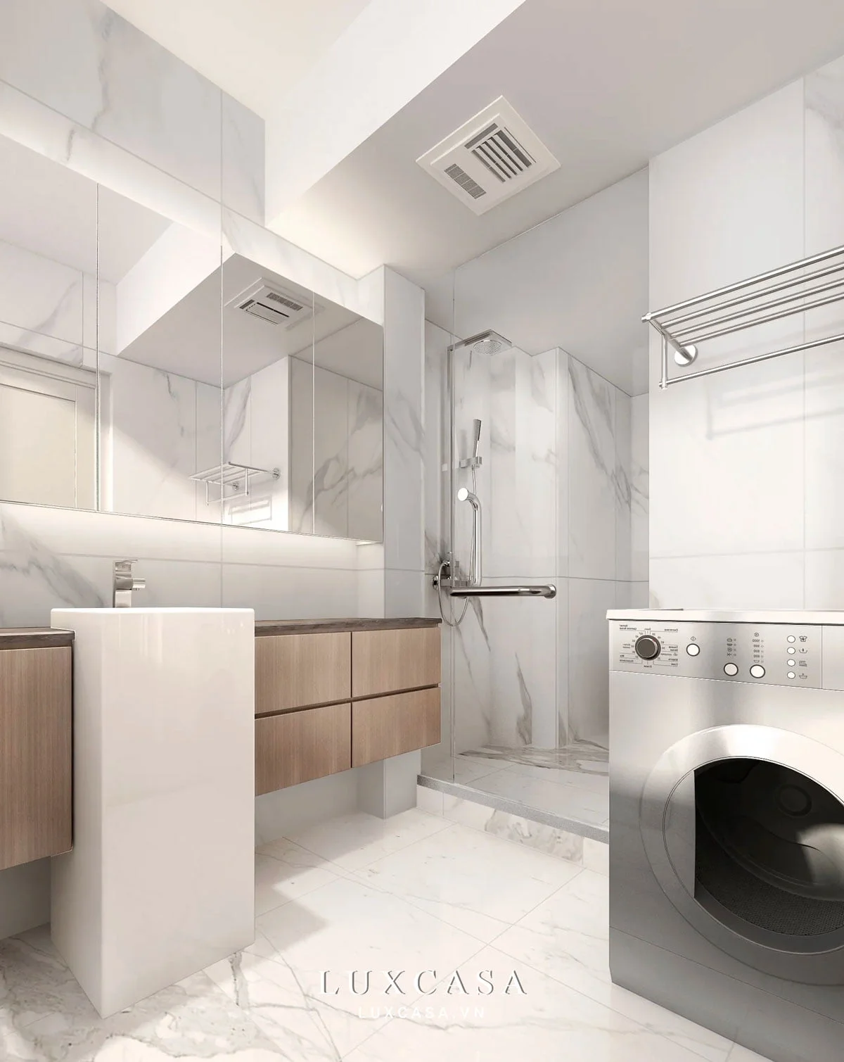 Thiết kế phòng vệ sinh chung cư 70m2