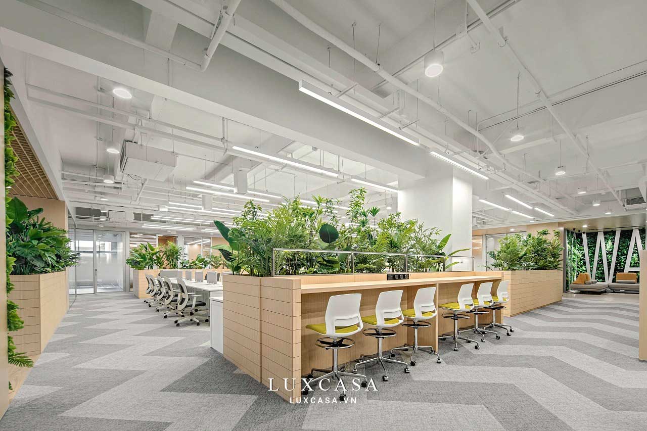 thiet ke van phong khong gian