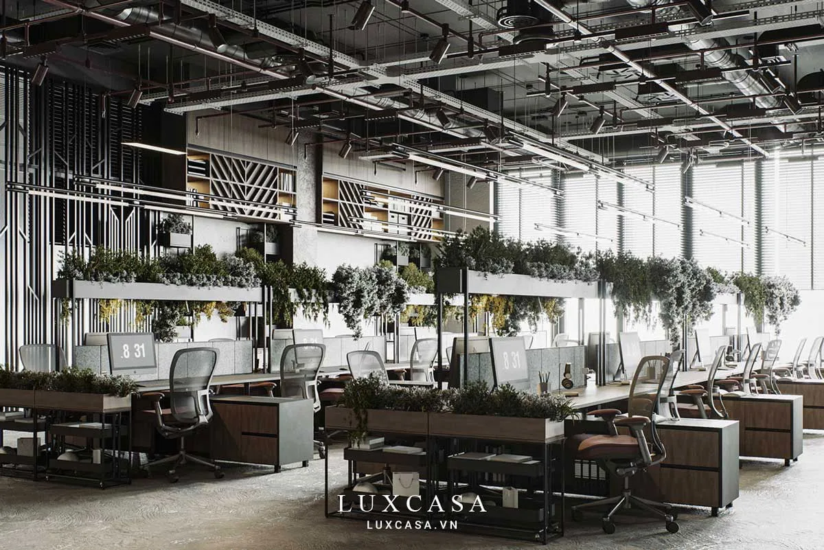 Thiết kế văn phòng không gian mở