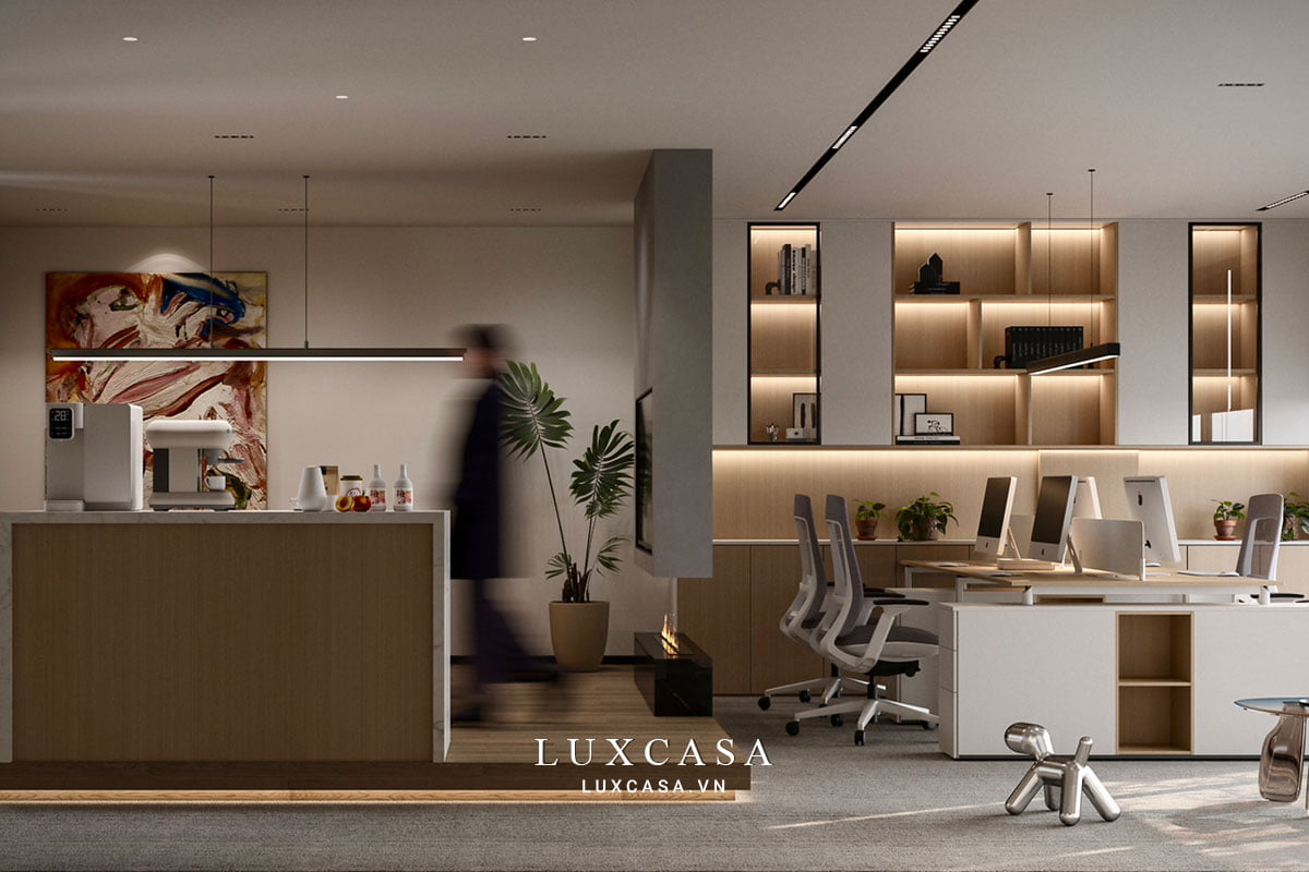 thiet ke van phong scandinavian