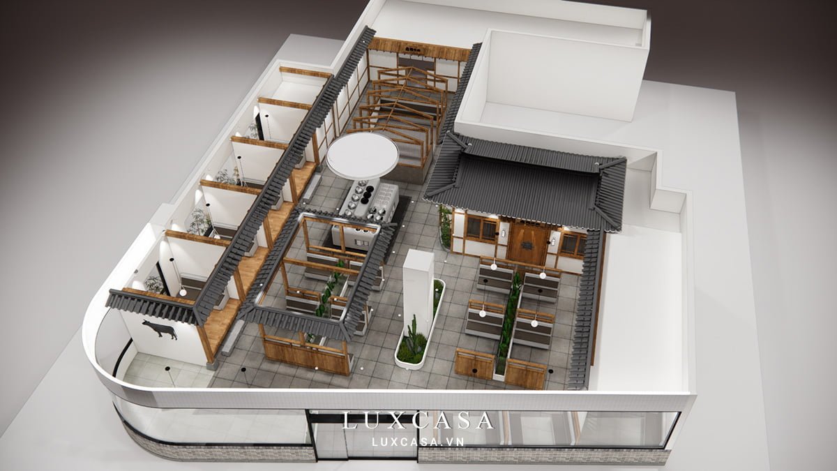 Thiết kế nội thất nhà hàng