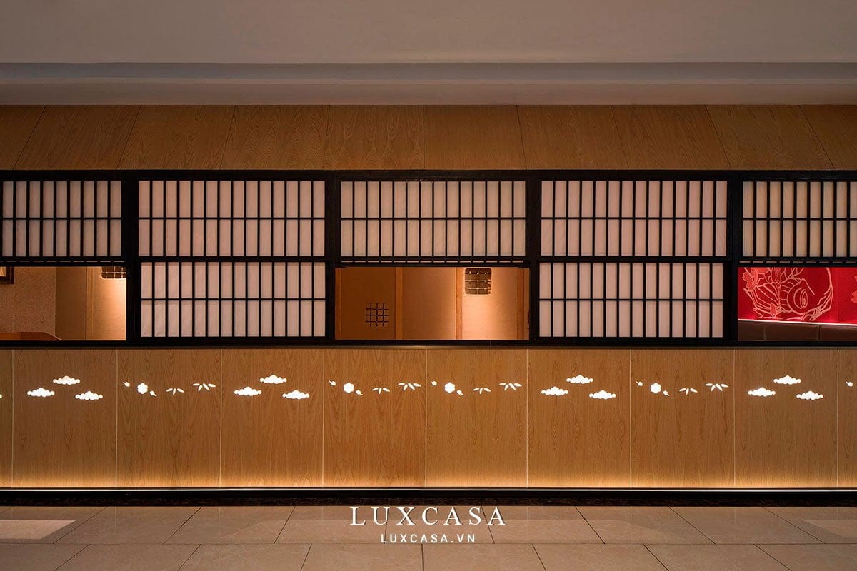 Thiết kế nội thất nhà hàng phong cách nhật bản Wasaba 5 Nhà hàng phong cách nhật bản