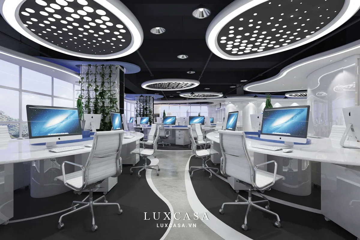 Thiết kế văn phòng không gian mở