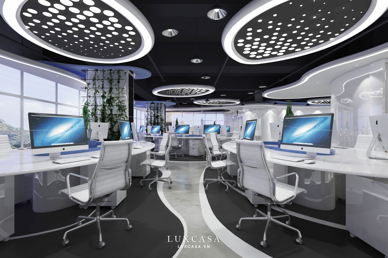 Không gian làm việc án tượng dành cho công ty công nghệ
