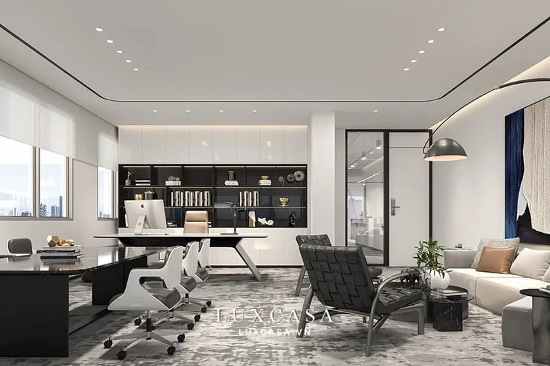 Văn phòng giám đốc hiện đại, sang trọng