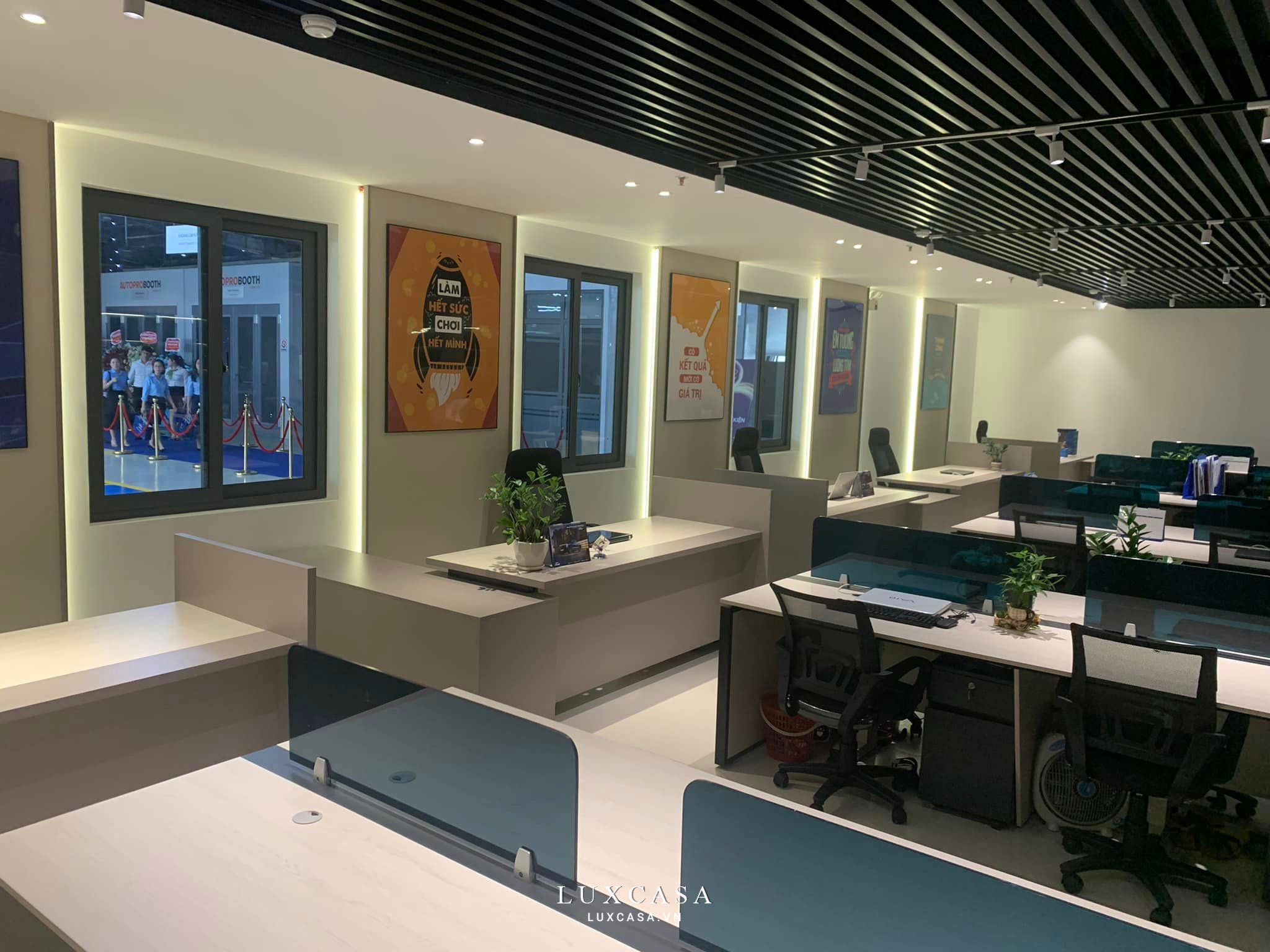 Văn phòng không gian mở kết hợp các khu vực chức năng