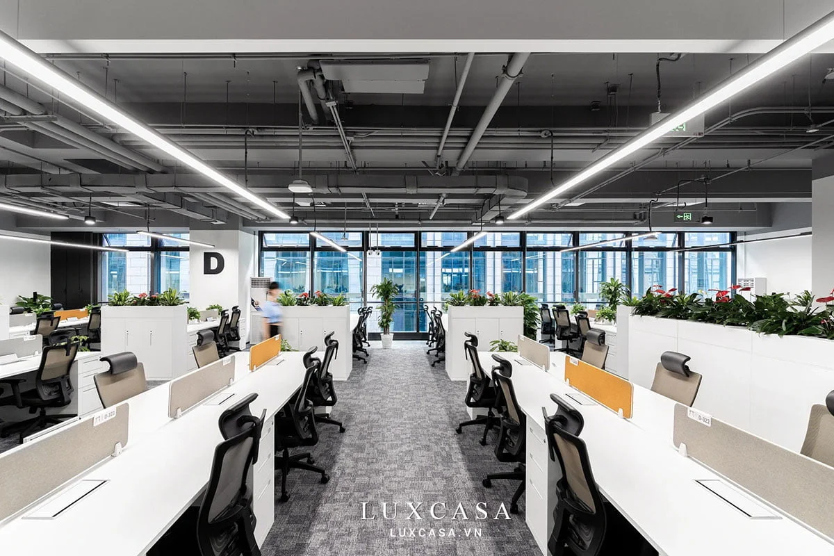 Thiết kế nội thất văn phòng phong cách tối giản