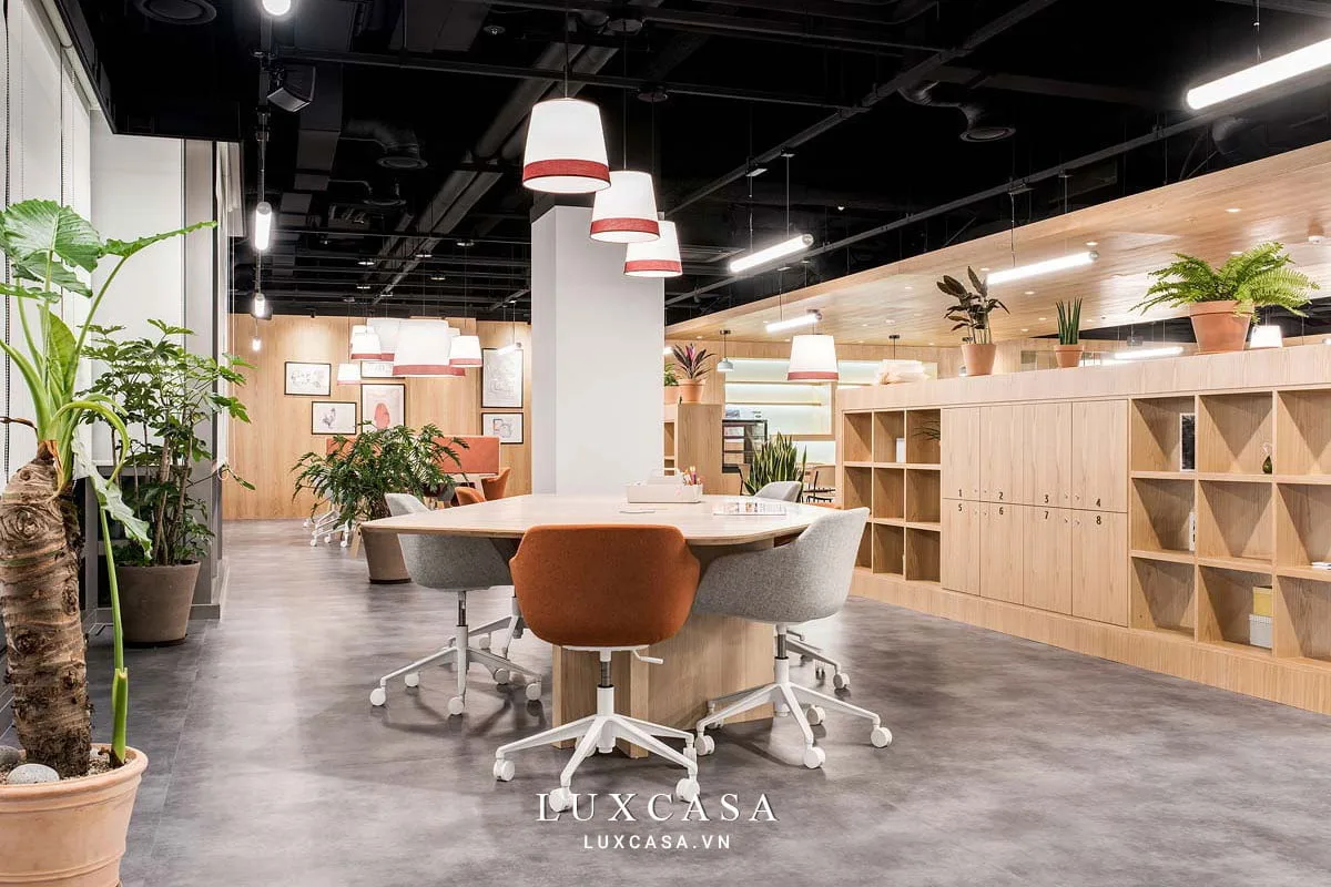 Thiết kế văn phòng không gian mở