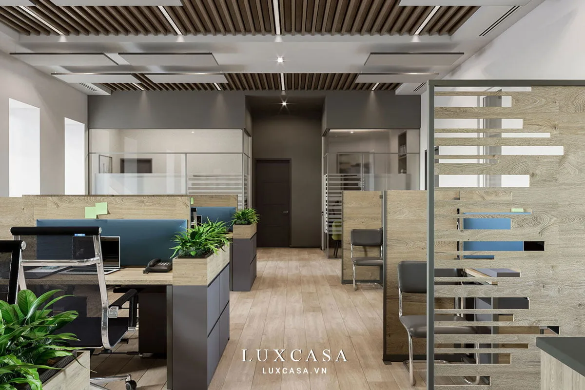 Thiết kế văn phòng không gian mở