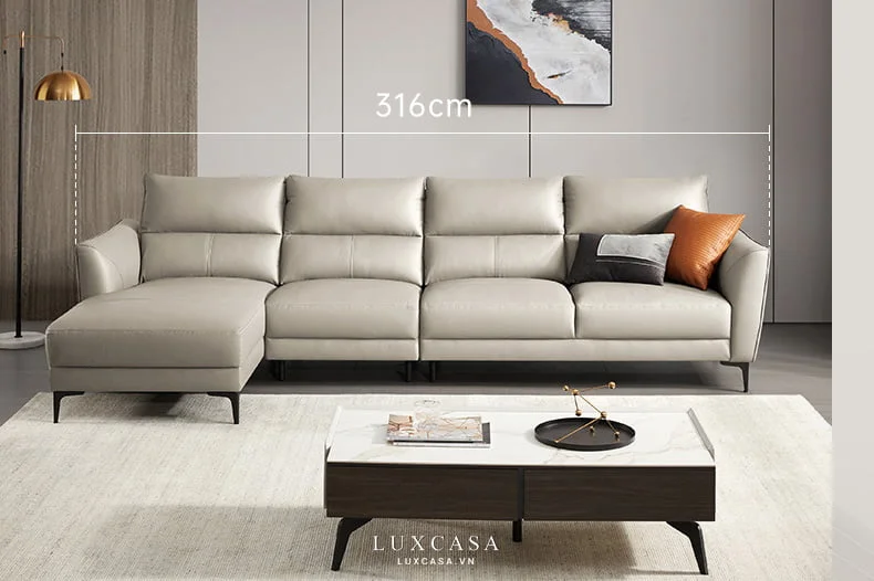 ghế sofa màu ghi sáng SF436 