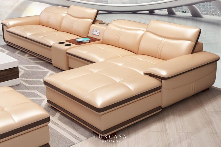 Sofa màu vàng kem thông minh ST28