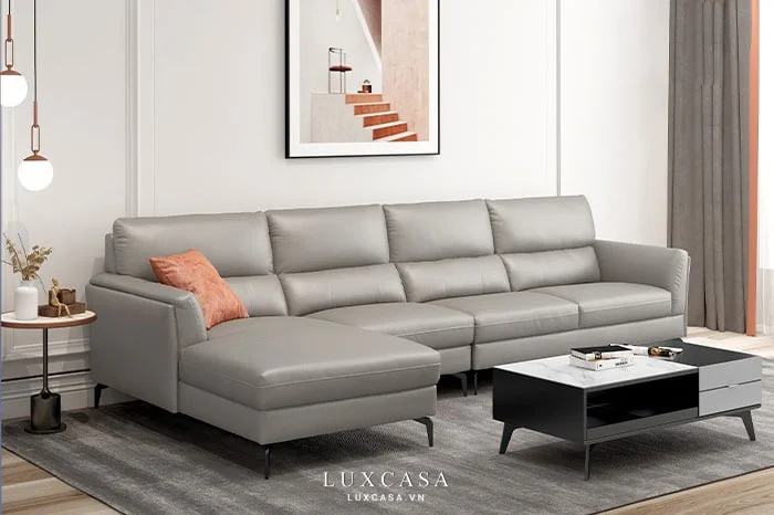 sofa màu xám trắng SF438