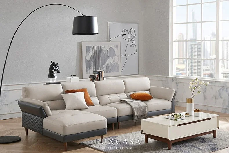 sofa biệt thự sang trọng