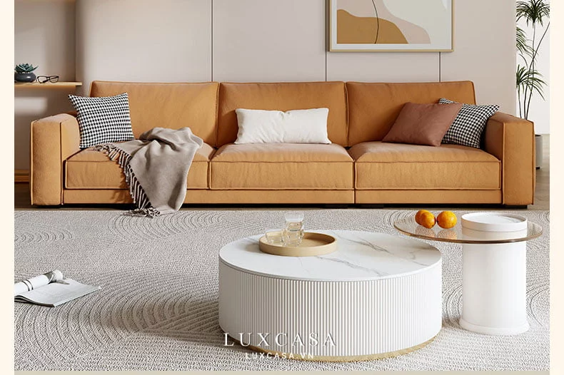 sofa nỉ biệt thự SN04