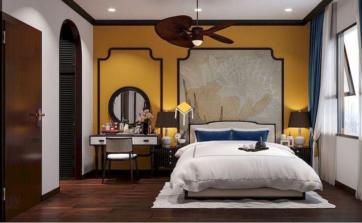 giường cưới phong cách indochine