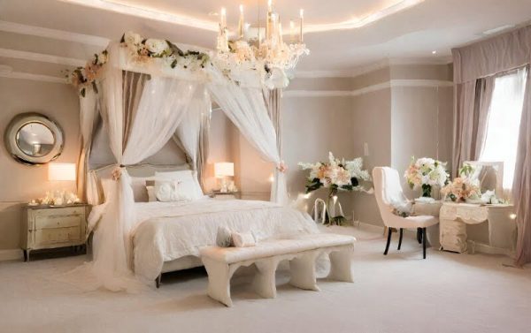 Hình ảnh Top 5 Ý Tưởng Trang Trí Giường Cưới Đẹp Cho Đêm Tân Hôn